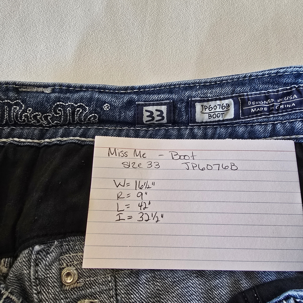 Miss Me Bootcut Jeans - Blue